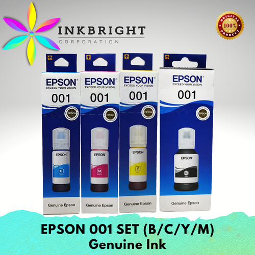 Epson Ink 001 Set (Black, Cyan, Yellow, Magenta)